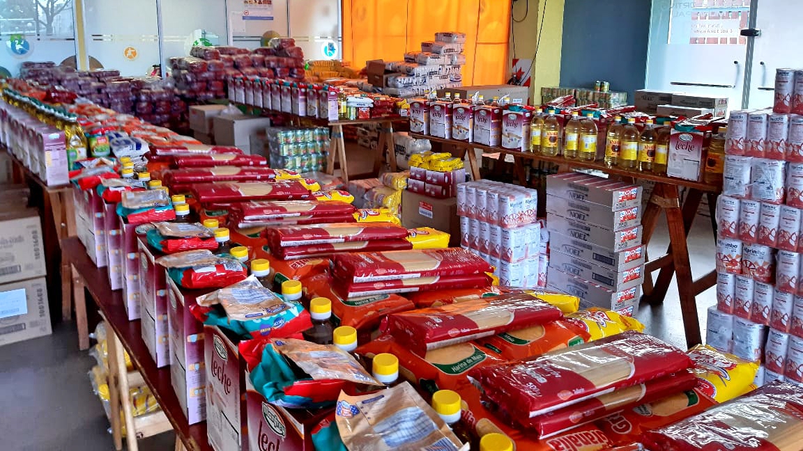 El Gobierno Municipal realizó una nueva entrega de módulos alimenticios de PAICor