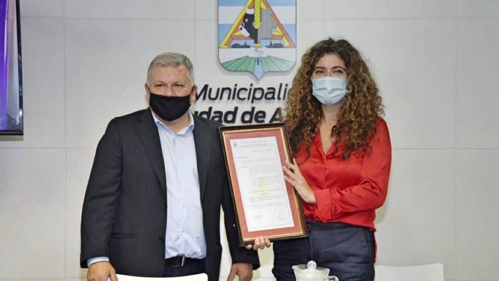 Benedetti recibió a la ministra provincial de la Mujer