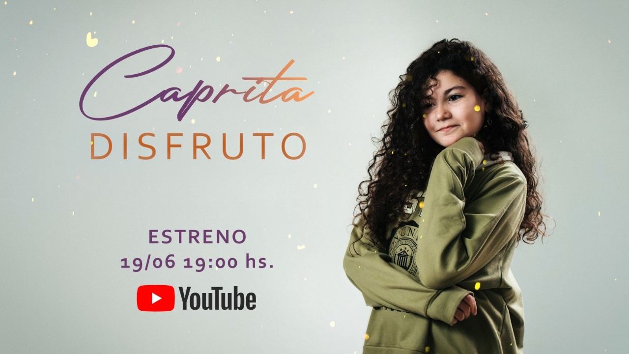 Caprita, la artista de 11 años, lanza su primer single “Disfruto”